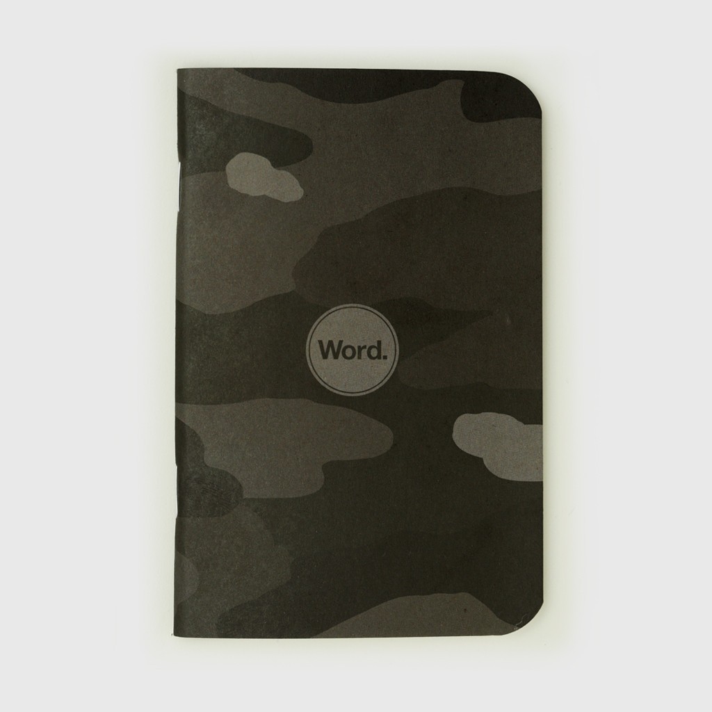Word. Notebooks Stealth Camo (3pk)