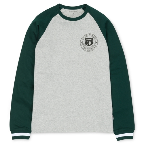 L/S Seal T-Shirt Grey Heather/Parsley