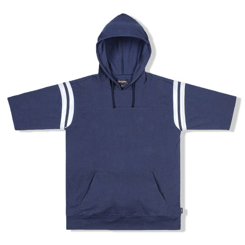 Voyager S/S Hood Knit Navy
