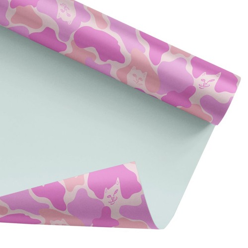 NERM CAMO WRAPPING PAPER PINK