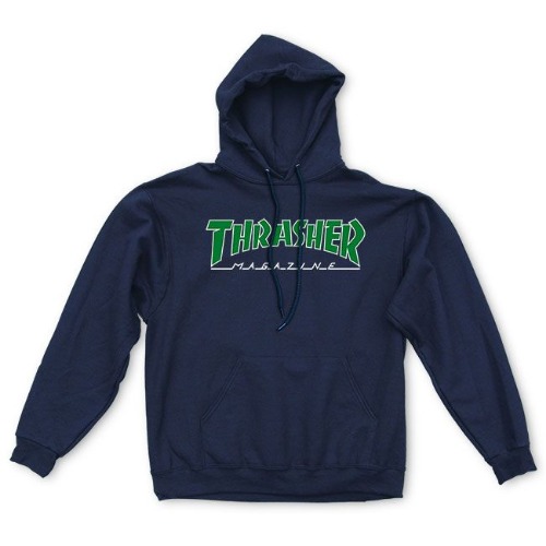 OUTLINED HOOD NAVY
