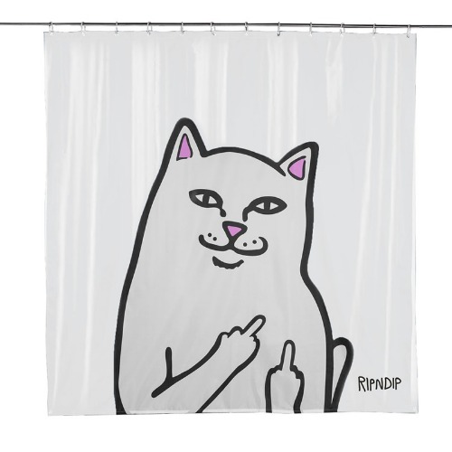 LORD NERMAL SHOWER CURTAIN CLEAR