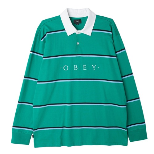 WASHER CLASSIC POLO LS GROWTH GREEN MULTI