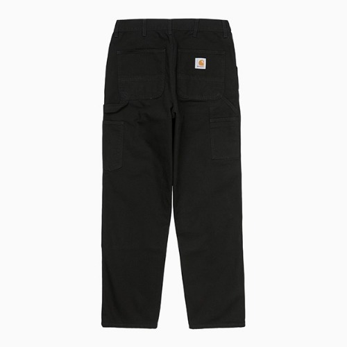 DOUBLE KNEE PANT DEARBORN BLACK RINSED