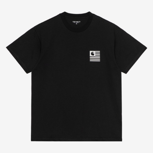 S/S FADE STATE T-SHIRT BLACK/WHITE