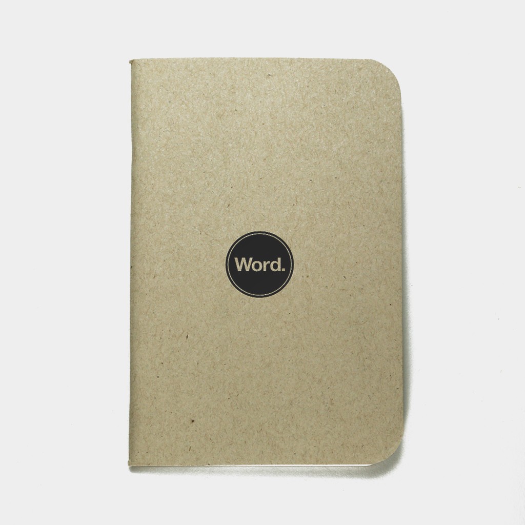 Word. Notebooks Natural (3pk)