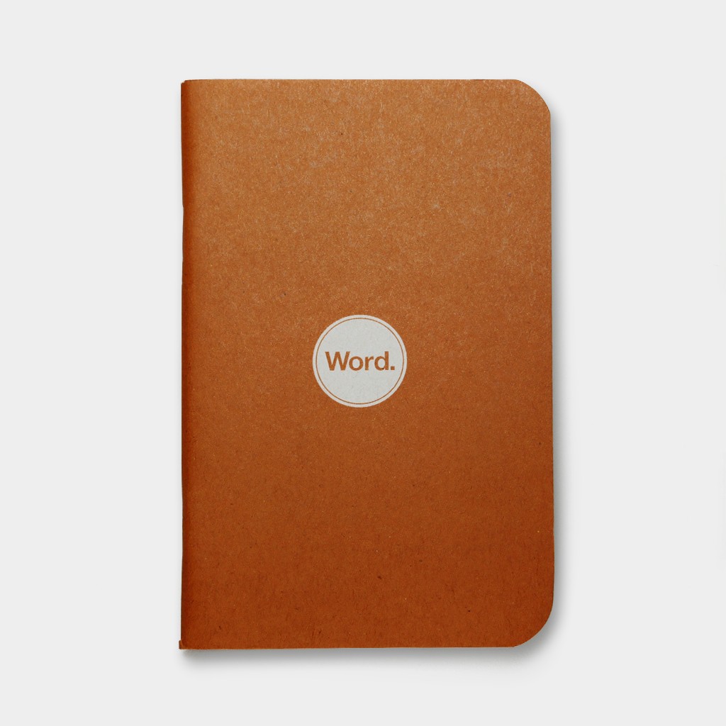 Word. Notebooks Orange (3pk)