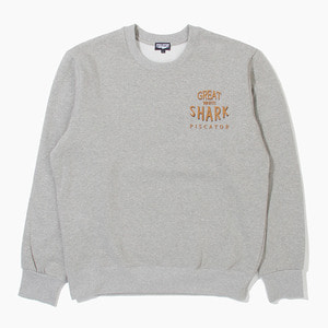 Great White Shark CrewNeck Grey