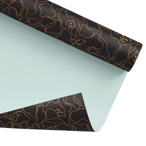 NERM LINE CAMO WRAPPING PAPER GOLD