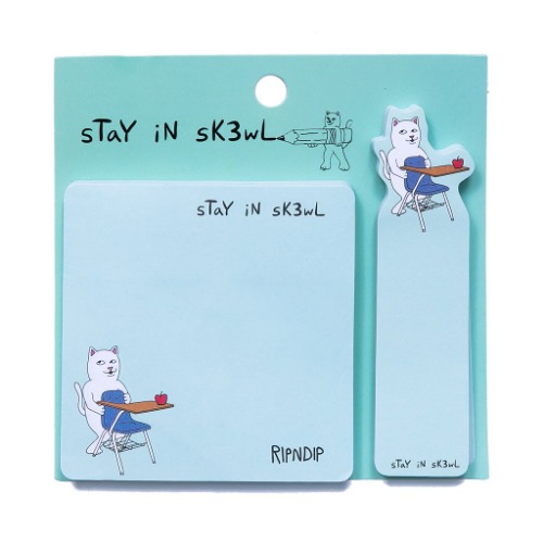 립앤딥 포스트잇 Stay In Sk3wl Post It Note Pack