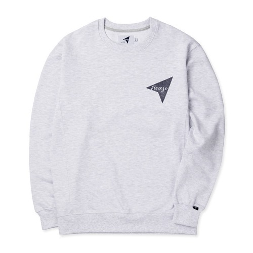니즈 맨투맨 NEASE Basic Logo Sweatshirt Grey