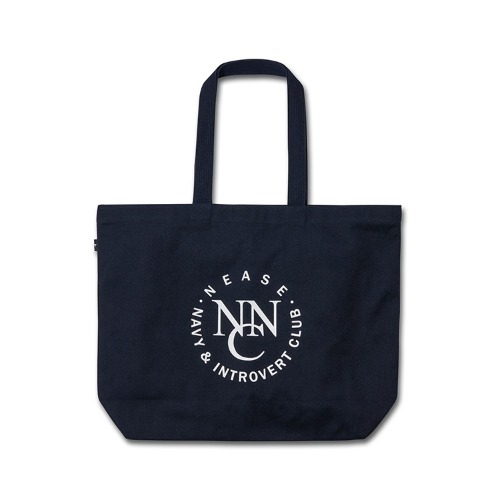 니즈 토트백 NEASE NNC logo tote bag Navy