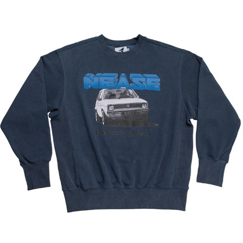 니즈 맨투맨 NEASE Practically perfect sweatshirt Washed Navy