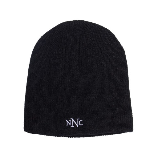 니즈 비니 NEASE NNC logo skullcap beanie Black