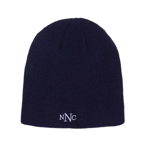 니즈 비니 NEASE NNC logo skullcap beanie Navy