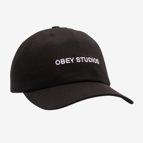 오베이 볼캡 OBEY STUDIOS STRAP BACK HAT BLACK