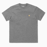 S/S CHASE T-SHIRT GREY HEATHER/GOLD