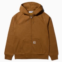 HOODED SQUARE LABEL JACKET HAMILTON BROWN