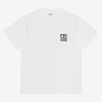 S/S FADE STATE T-SHIRT WHITE/BLACK