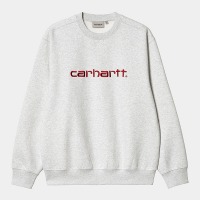 CARHARTT SWEATSHIRT ASH HEATHER/ROCKET